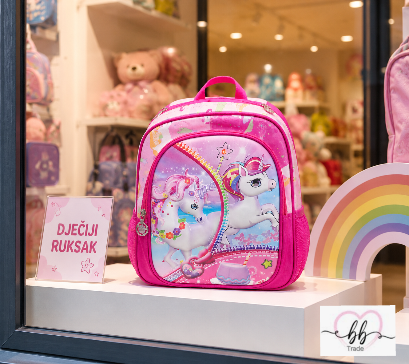 🎒 Dječiji ruksak Unicorn – Magični dizajn za male princeze 🦄✨