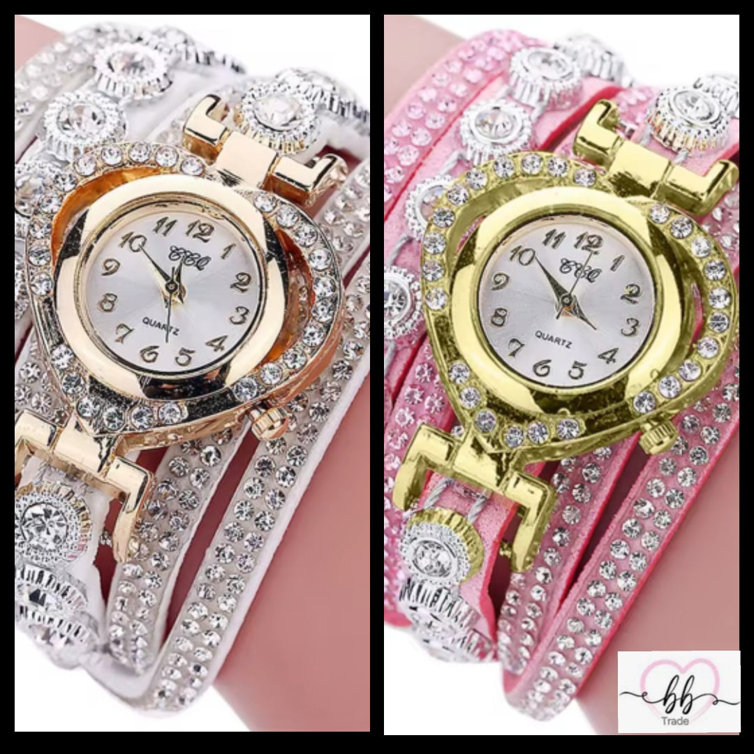 Ženski Modni Sat s Narukvicom i cirkonima