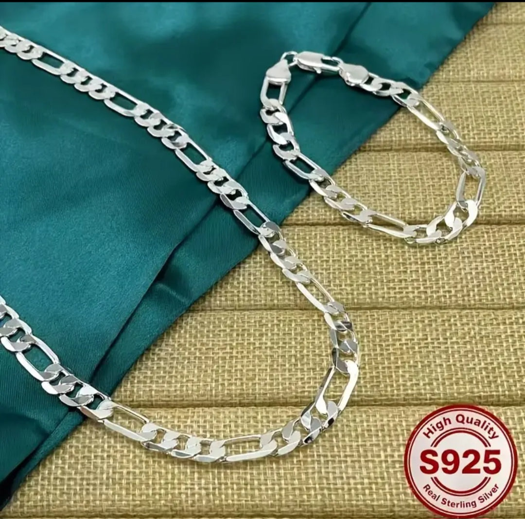 Muški Set – S925 Ogrlica i Narukvica No.025