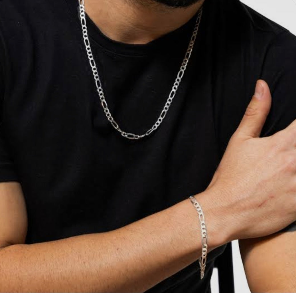 Muški Set – S925 Ogrlica i Narukvica No.025