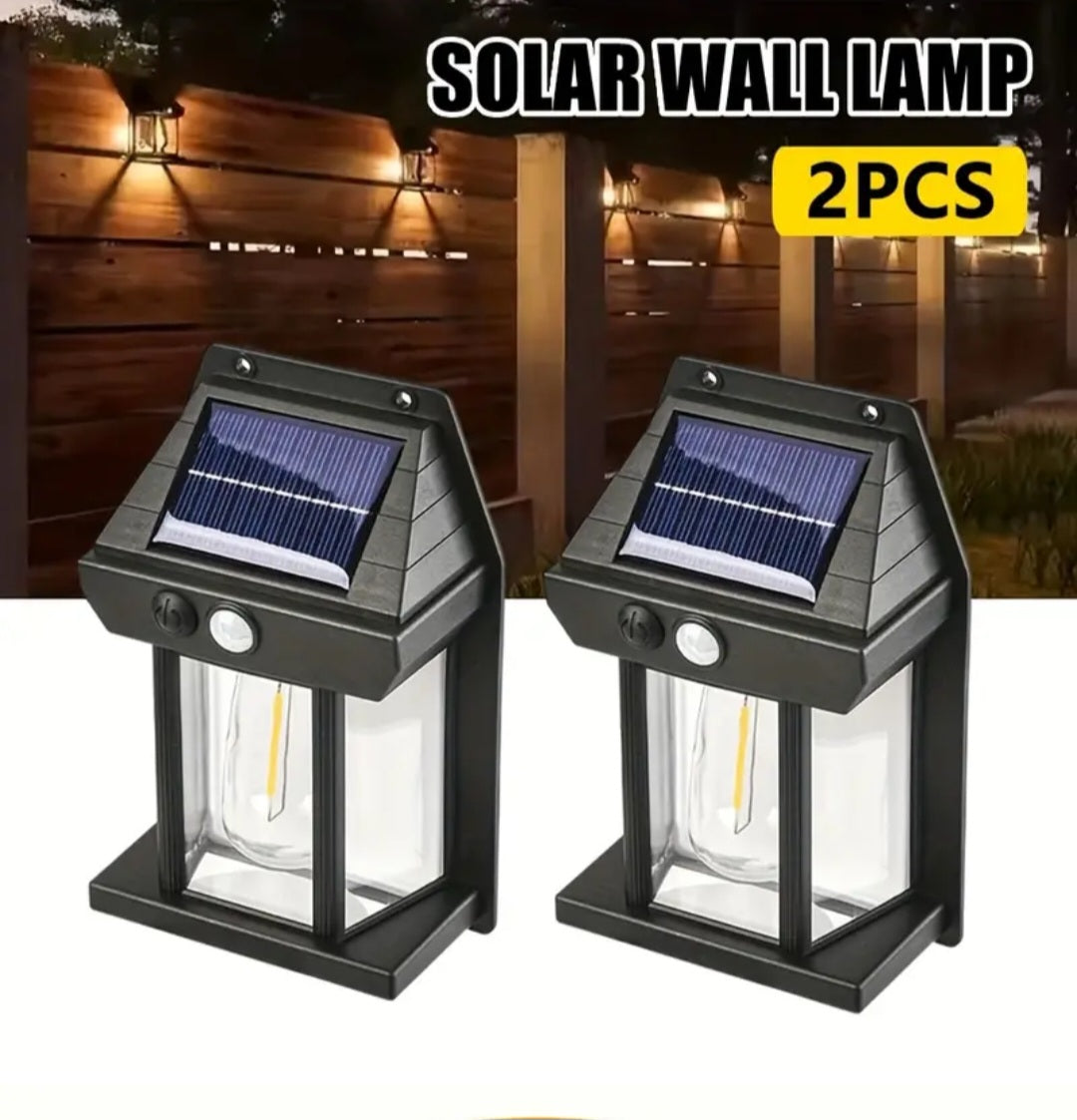 Solarna Zidna Lampa - 2 Komada