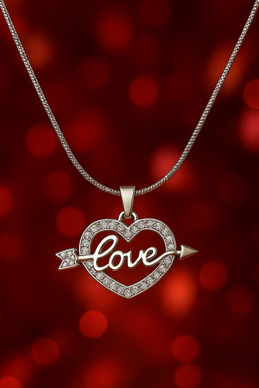 925 Srebrna Ogrlica Love No.039