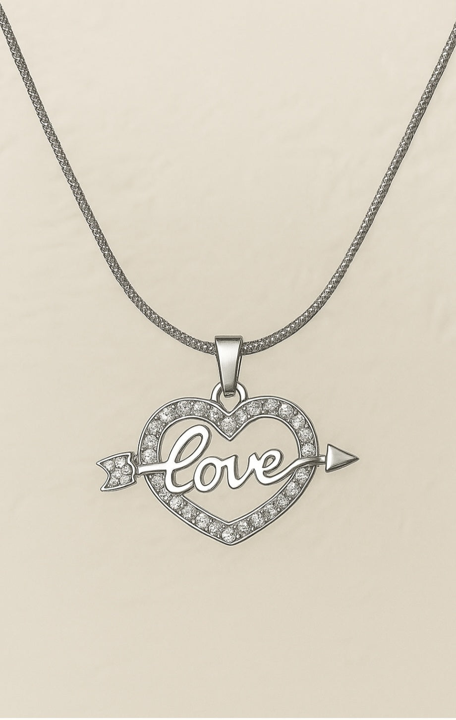 925 Srebrna Ogrlica Love No.039