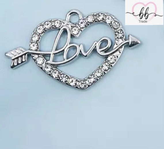 925 Srebrna Ogrlica Love No.039