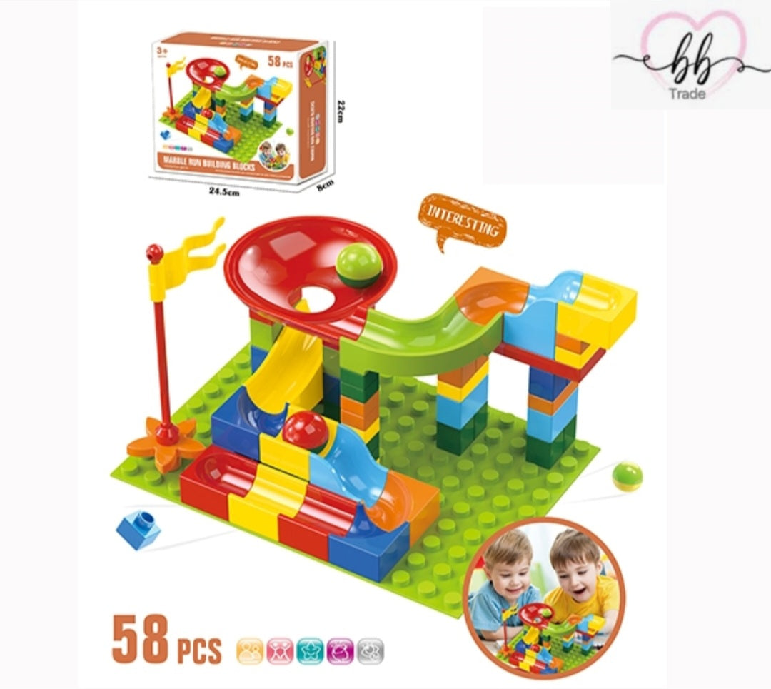 🧩 Kreativni Marble Run – Set od 58 dijelova