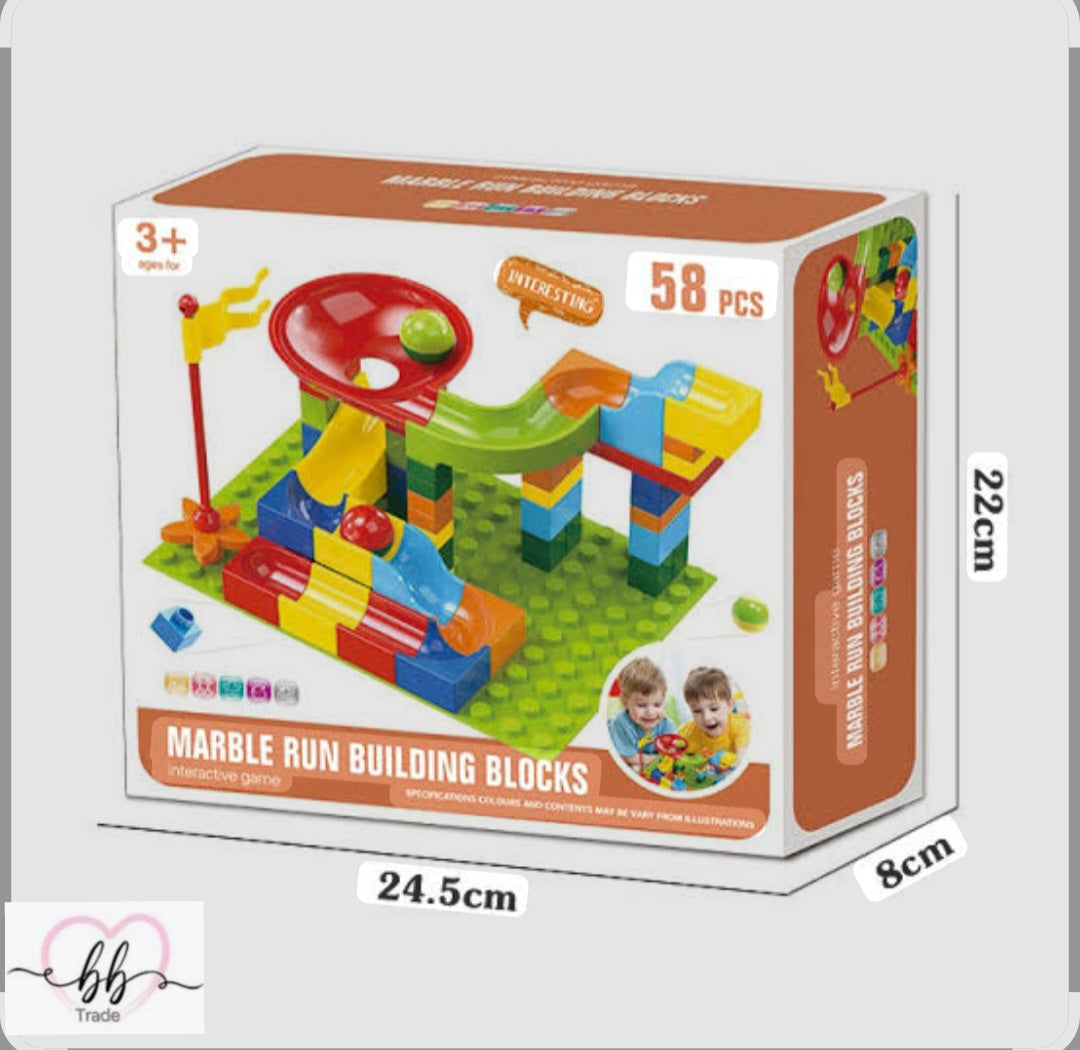 🧩 Kreativni Marble Run – Set od 58 dijelova