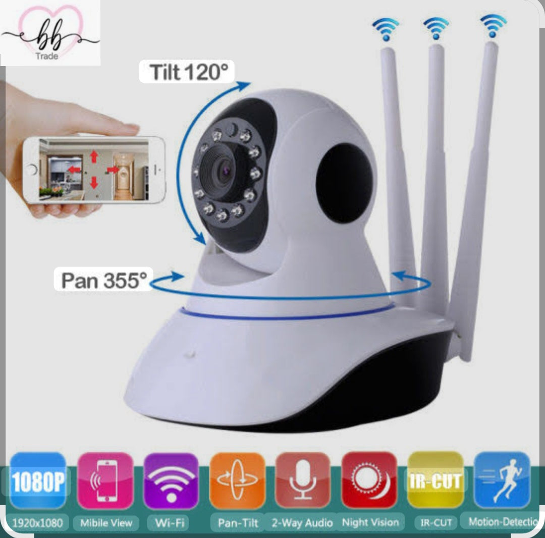 👶 Pametna Wi-Fi sigurnosna & baby kamera 1080P