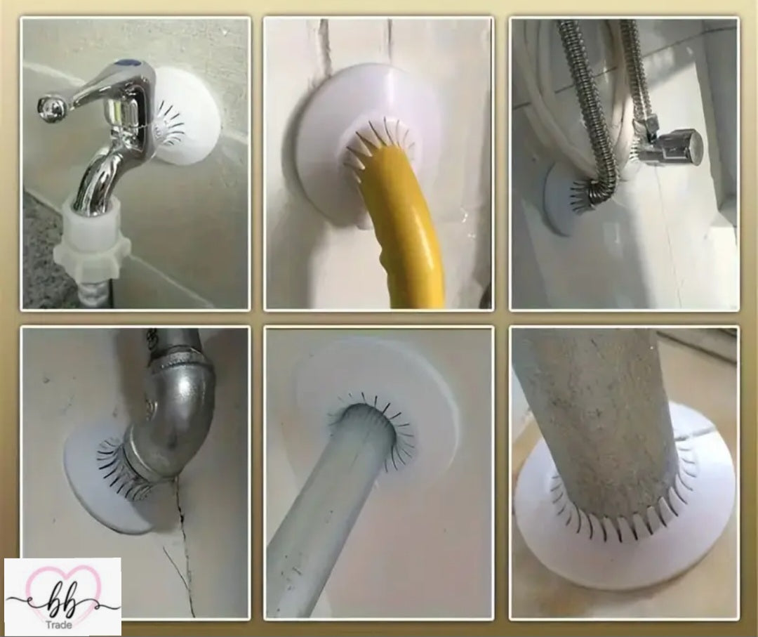 Set 5 komada: Elegantne Ukrasne Maske/Rozetne za Cijevi (PVC, 13-29 mm)