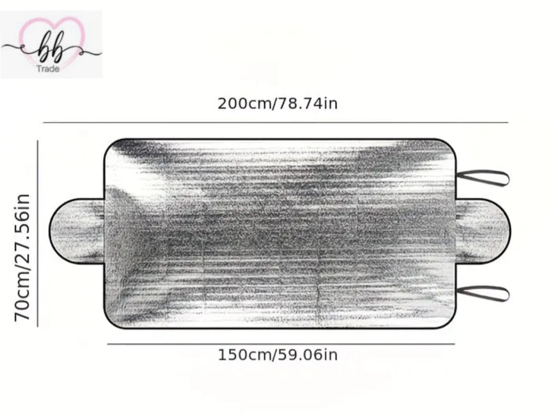 Zaštitna navlaka za vjetrobransko staklo - 150x70cm