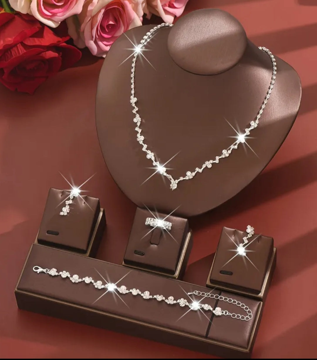Elegantni kristalni SET 4 dijela - No.054