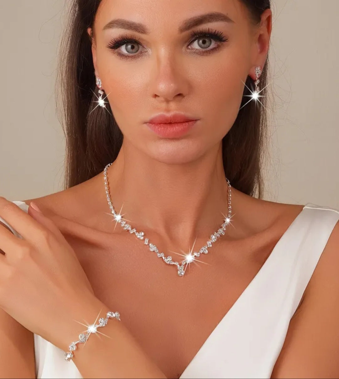 Elegantni kristalni SET 4 dijela - No.054