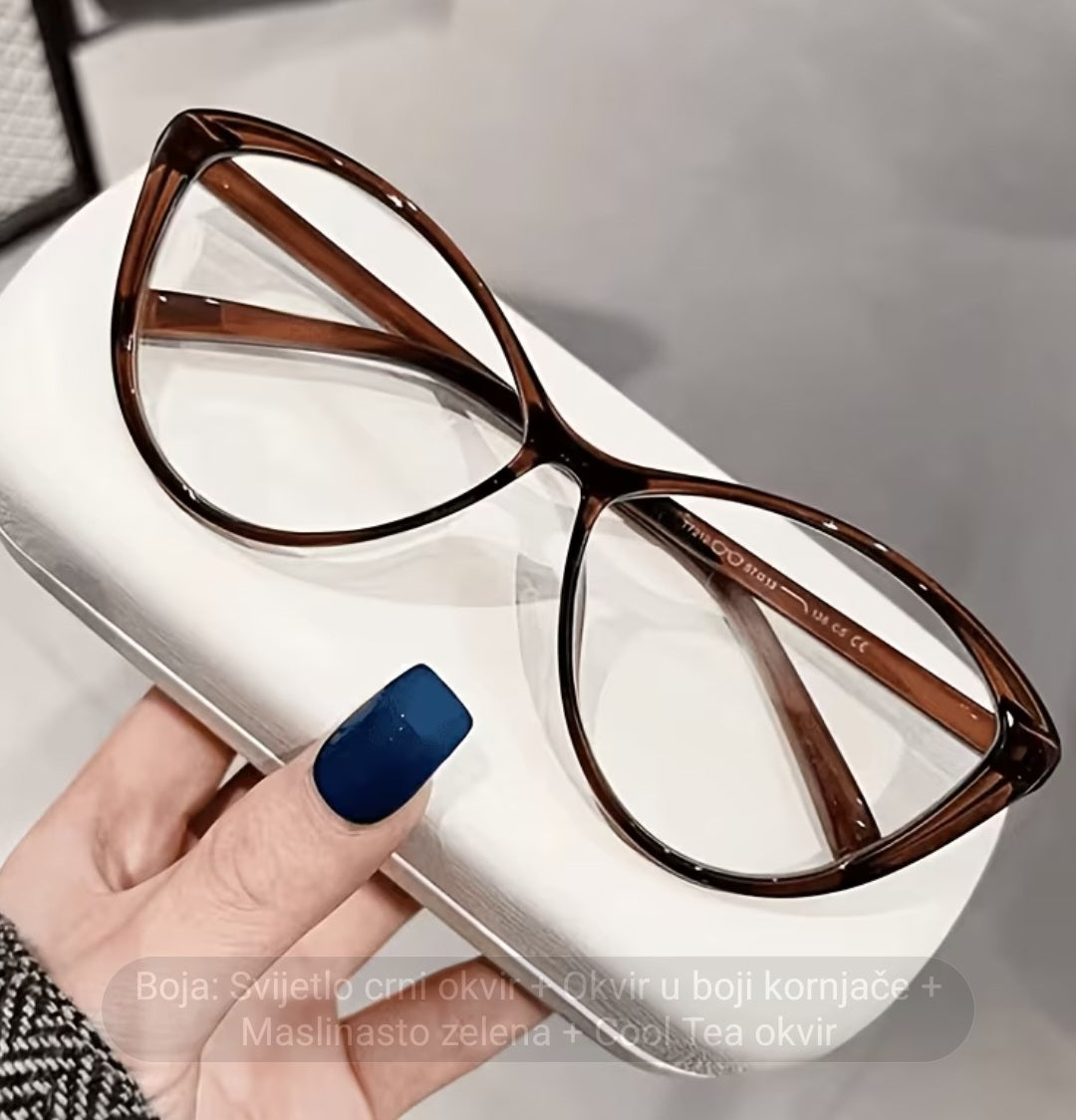 Modne „Cat-Eye” Naočale bez dioptrije