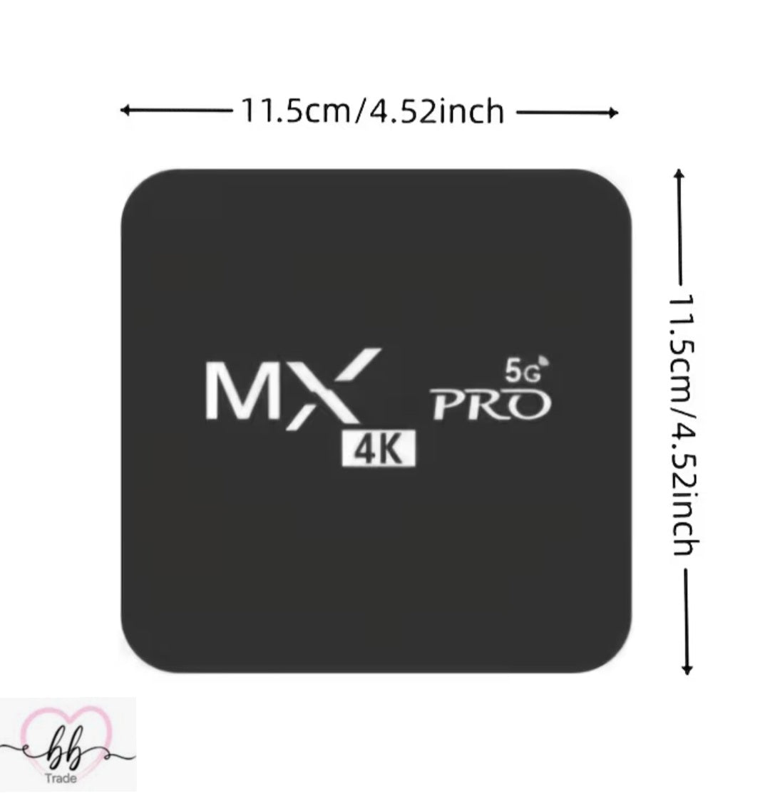 MXQ Pro 5G Android TV Box (16GB + 128GB) – 4K Ultra HD
