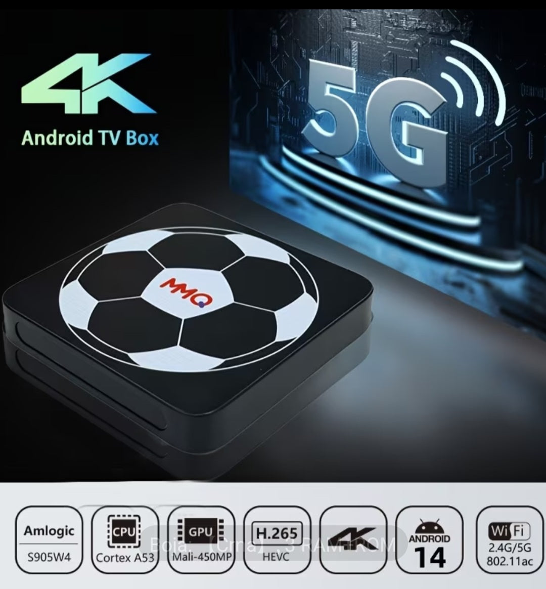 MQ 4K Android TV Box (16GB + 128GB) – 5G brzina