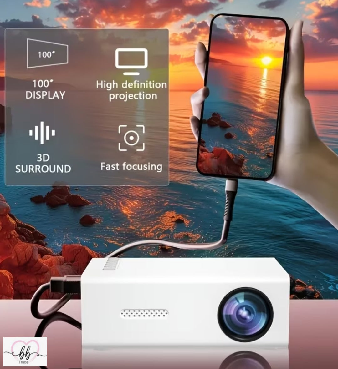 Mini LED Projektor – Kućno Kino u Vašem Domu 🎬📽