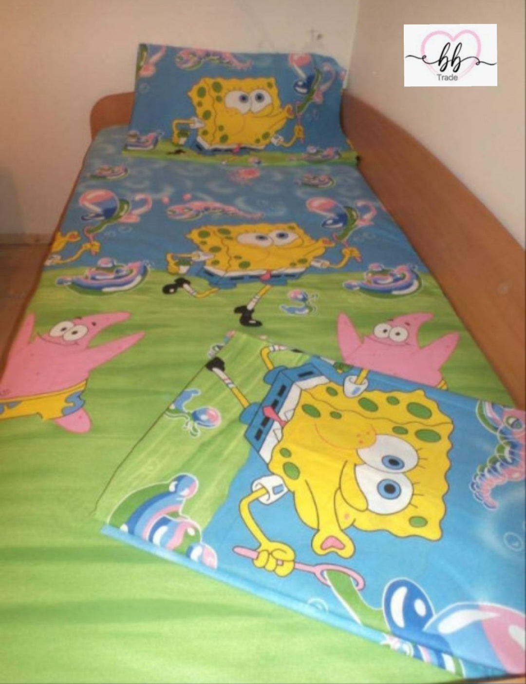 Spužva Bob Dječija Posteljina-SET