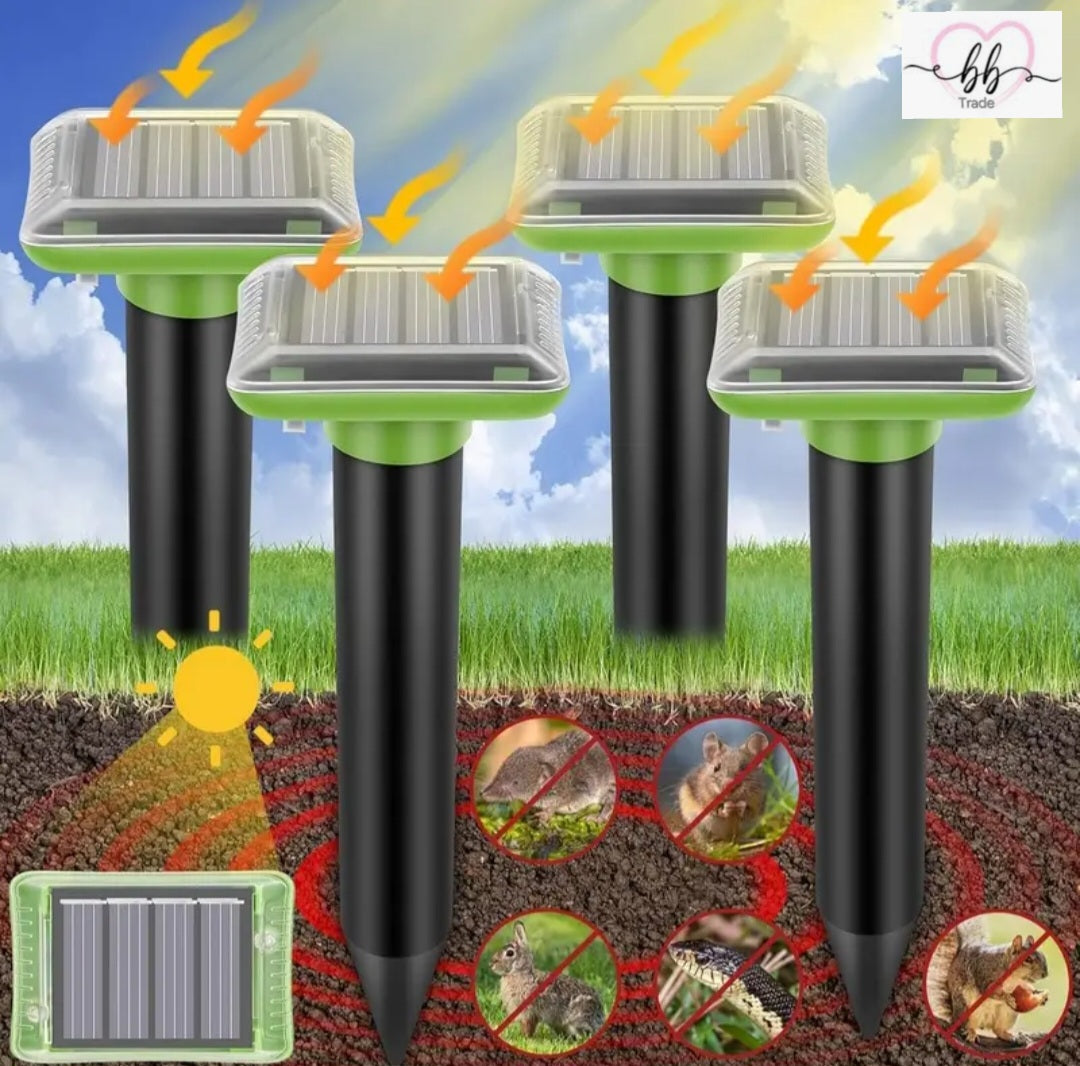 Solarni ultrazvučni rastjerač štetočina – Paket 4 komada
