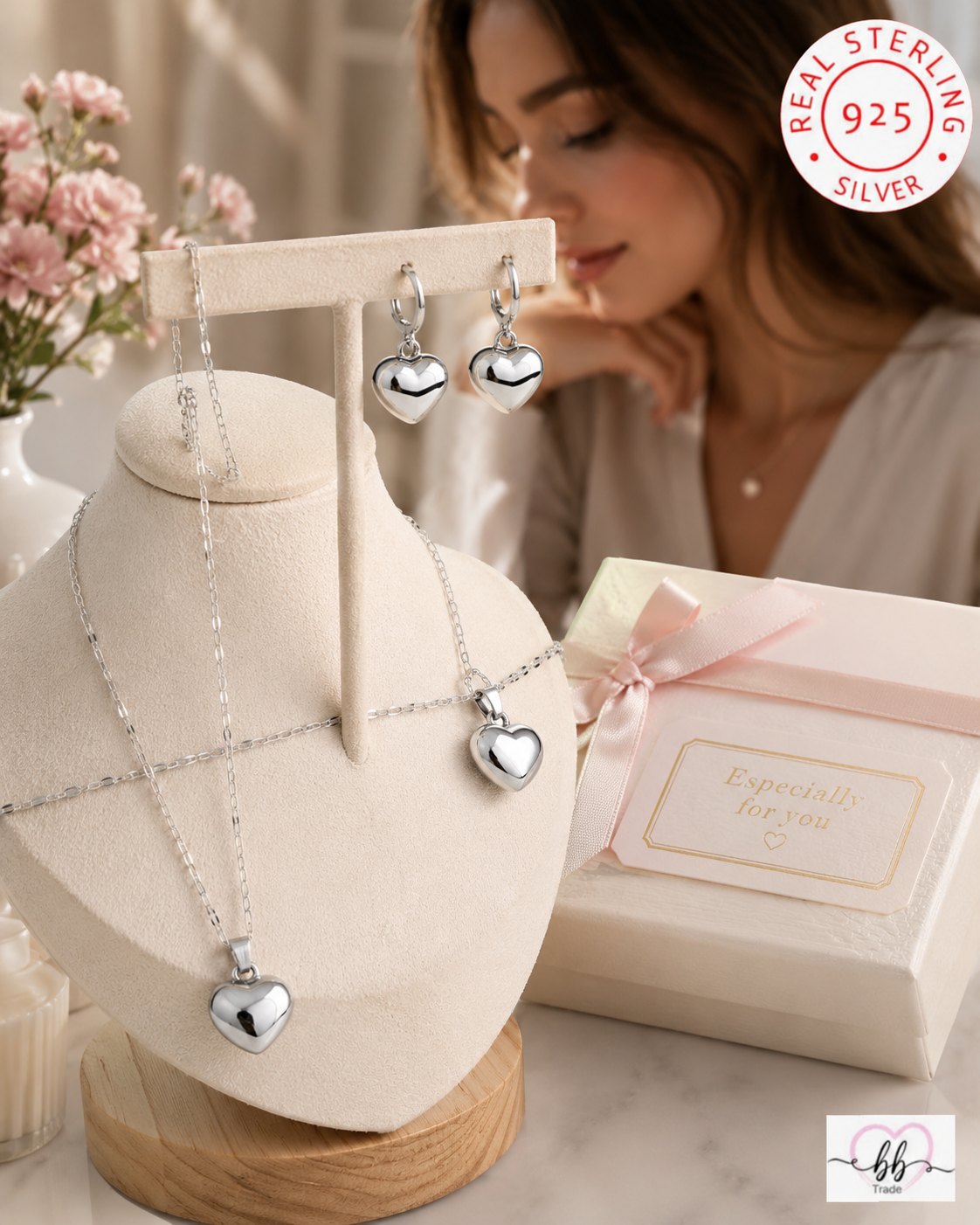 925 Srebrni SET nakita – SRCE No.075