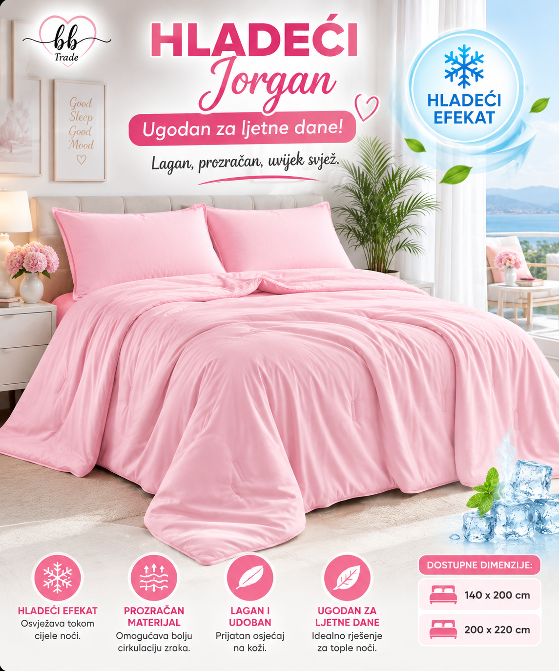 Hladeći jorgan step deka