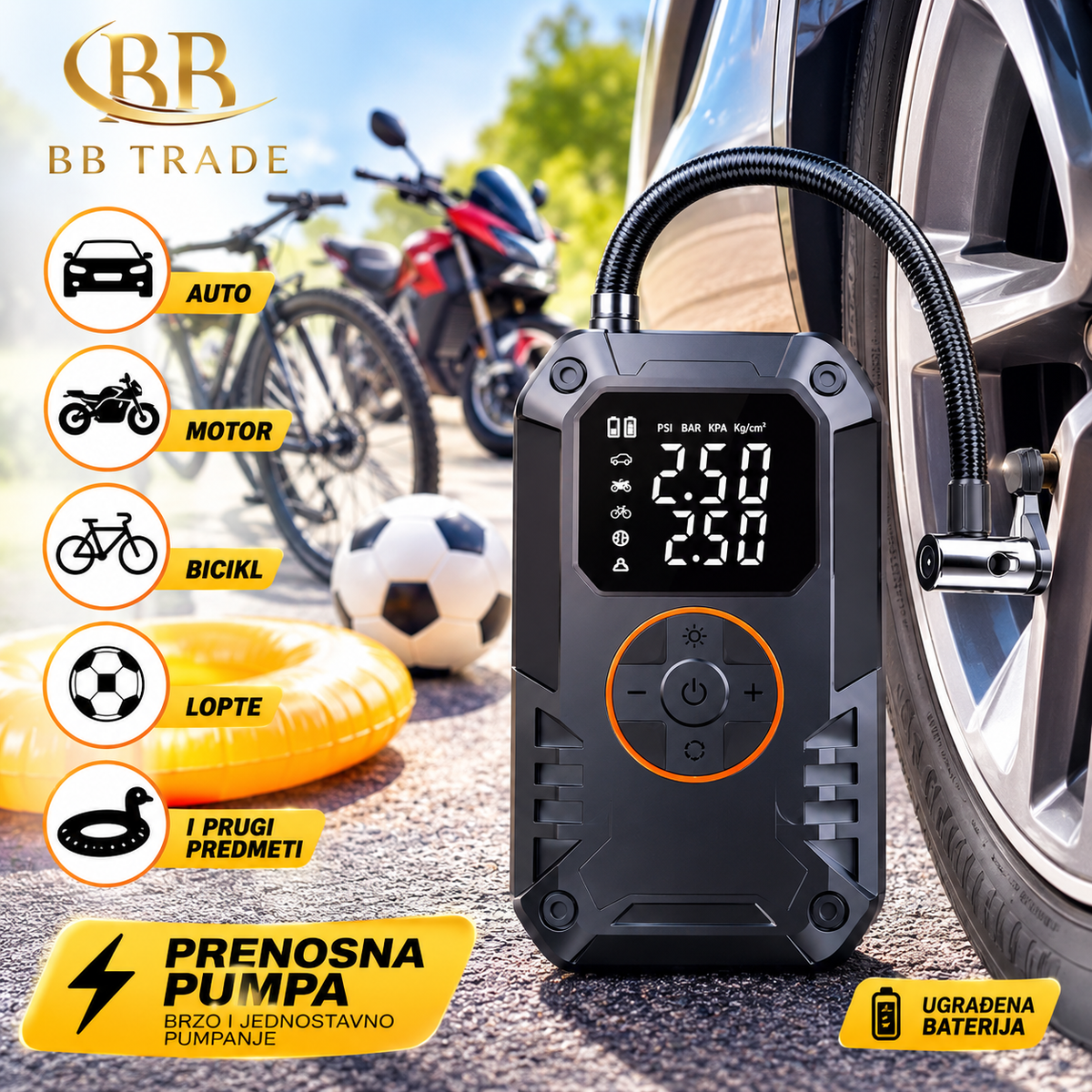 Prenosna električna pumpa