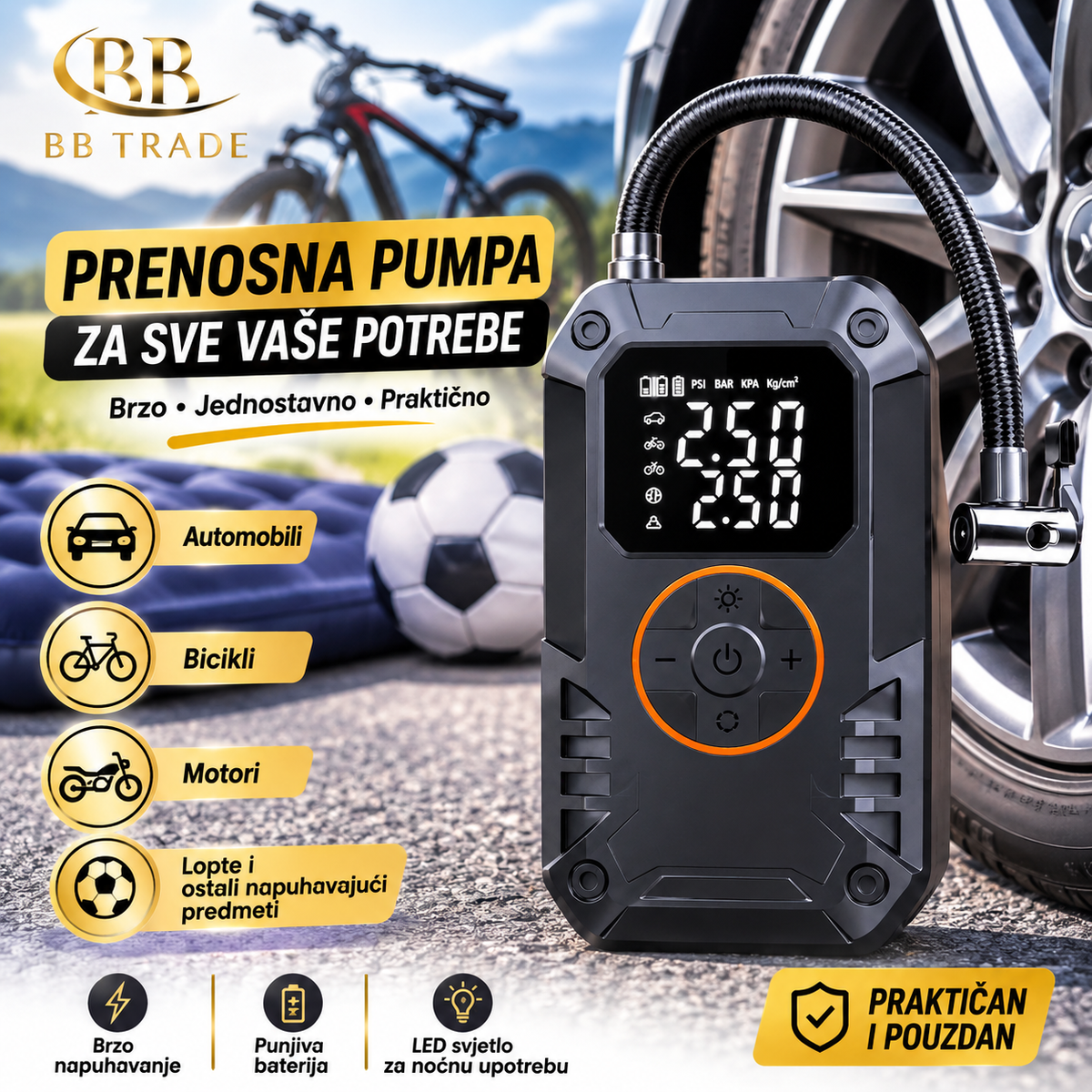 Prenosna električna pumpa