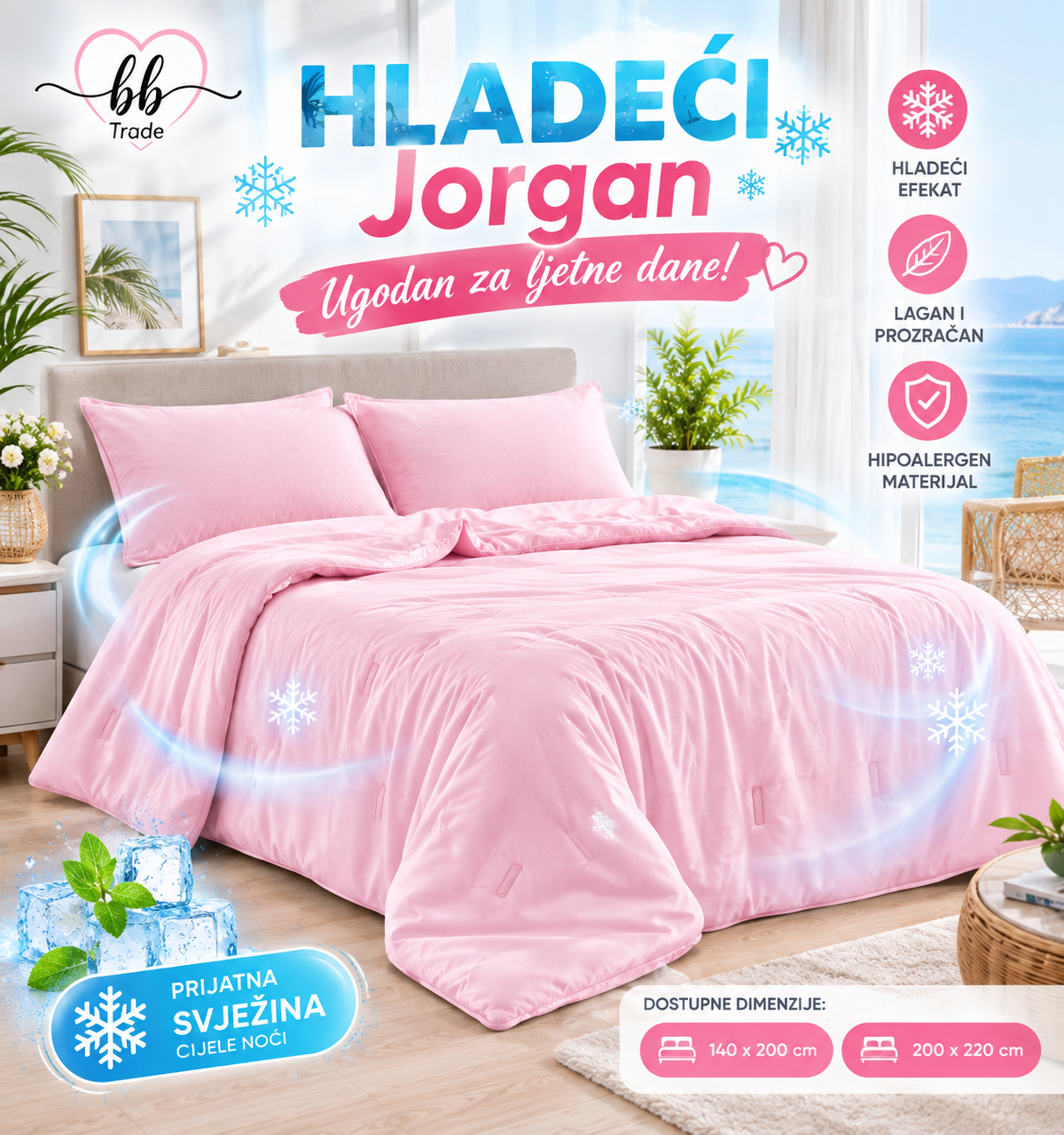 Hladeći jorgan step deka